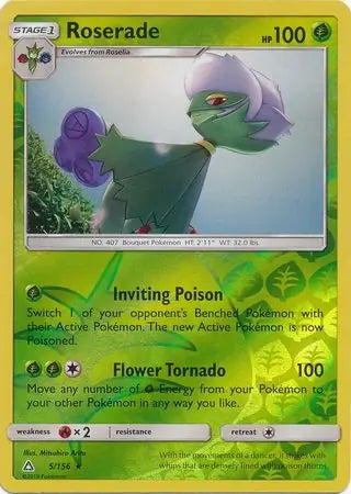 Ultra Prism Roserade #5/156 reverse holo